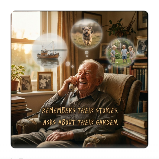 KindlyCall remembers their stories